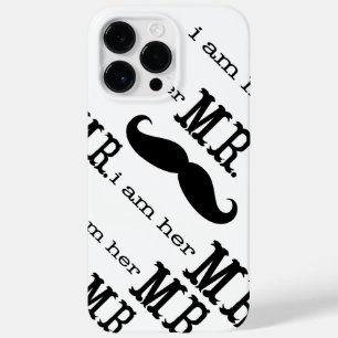 Coques Pour iPhone Je suis elle M. Mustache GroomsRazr Téléphone Case