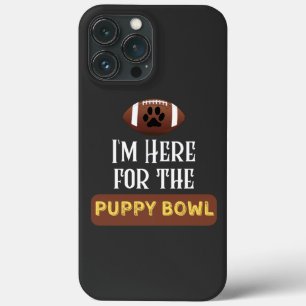 Case-Mate iPhone Case Je suis ici pour le chien chiot Bowl Funny