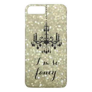 Coque iPhone 8 Plus/7 Plus Je suis tellement Fancy Gold Chandelier iPhone 7 P