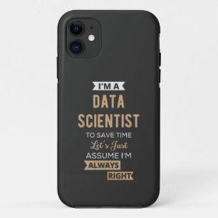 Case-Mate iPhone Case Je suis un chercheur en données, pour gagner du te