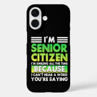 JE Suis Un Citoyen Senior JE Souris Tout Le Temps 