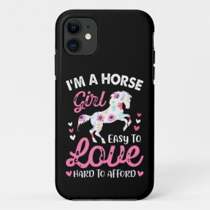 Case-Mate iPhone Case Je suis une fille de cheval facile à aimer diffici