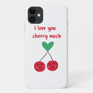 Case-Mate iPhone Case Je t'aime beaucoup Cherry Valentine