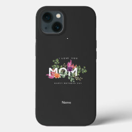 Case-Mate iPhone Case Je t'aime Maman Design Floral