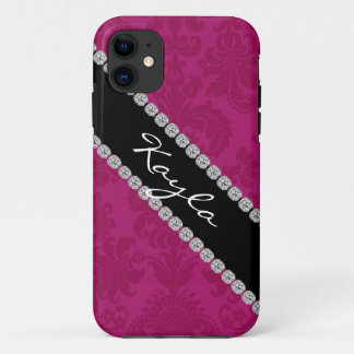 Coque Case-Mate Pour iPhone Je téléphone la CONCEPTION ROSE À LA MODE de