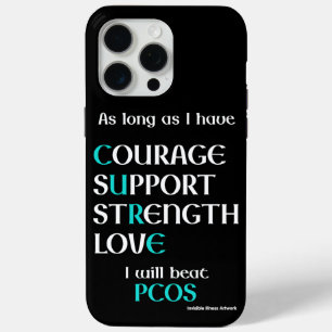 Coque iPhone 15 Pro Max Je Vais Battre...PCOS