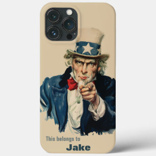 Case-Mate iPhone Case Je Veux Que Tu   Poster de recrutement Oncle Sam A