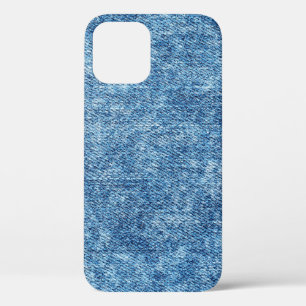 Case-Mate iPhone Case Jeans en bleu acide. Denim arrière - plan, texture
