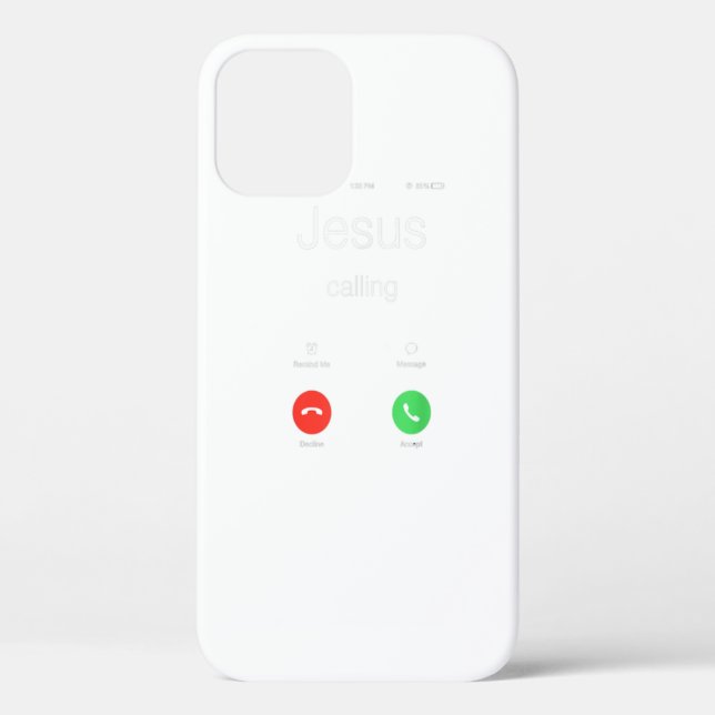 Coques Case-Mate iPhone Jésus Appelant Drôle Jésus Téléphone Christian (Verso)