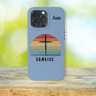 Case-Mate iPhone Case Jésus Christ Rétro Sunrise Croix