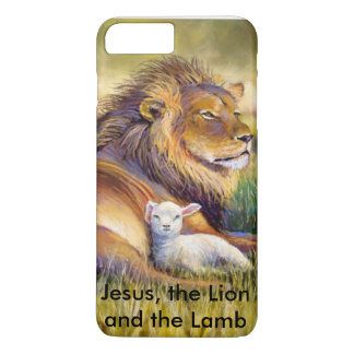 Coque iPhone 7 Plus Jésus, le lion et l'agneau