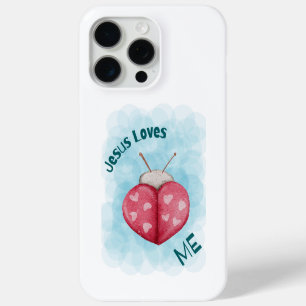 Coque iPhone 15 Pro Max Jésus M'Aime Citation Moderne Inspirationnelle