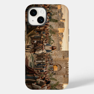 Coque Pour iPhone 14 Jesus Triumphal Entry Palm Christian iPhone Case