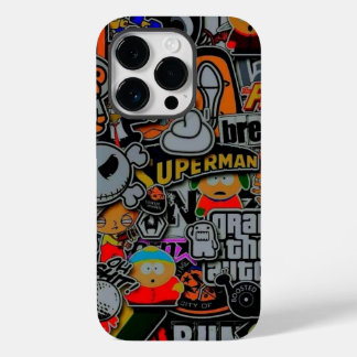 Coque Pour iPhone 14 Pro Jeu de graffitis