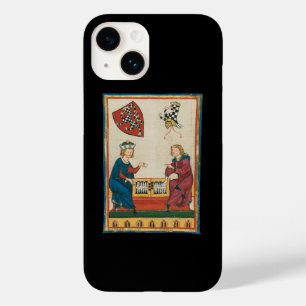 Coque Pour iPhone 14 Jeu de jacquet, Art médiéval du XIVe siècle