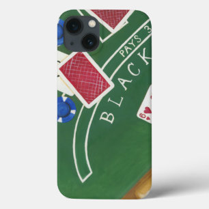 Etui iPhone 13 Jeu de nerf de boeuf avec des puces par Chariklia