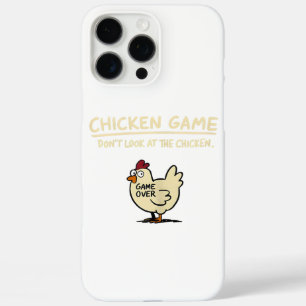 Coques iPhone 16 Pro Max Jeu de poulet Ne regardez pas le poulet drôle de p