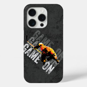 Coque iPhone 15 Pro Jeu On (Hockey)