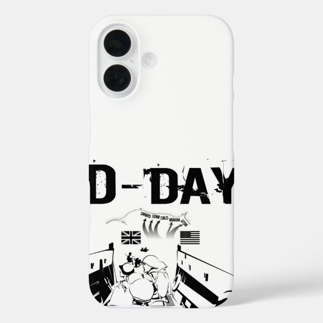 Coques Case-Mate iPhone JEUDI 6 juin 1944 (Verso)