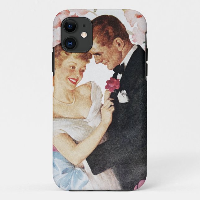 Coques Case-Mate iPhone Jeunes couples dans le tenue de soirée (Dos)