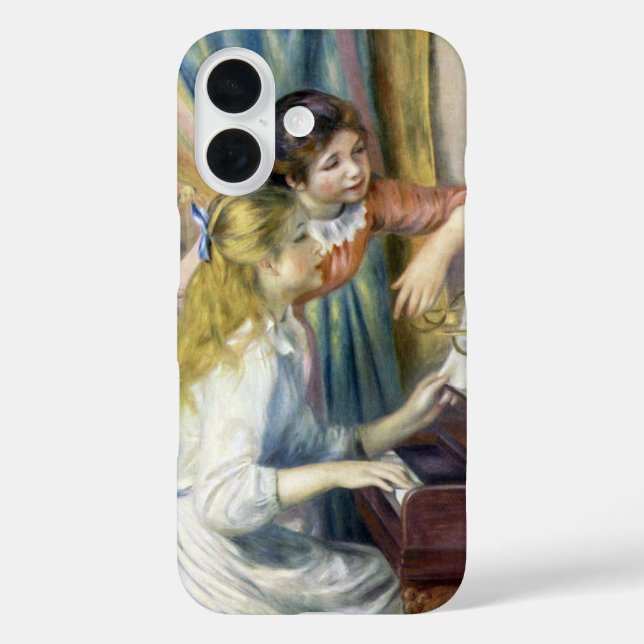 Coques Case-Mate iPhone Jeunes filles au piano par Pierre Renoir (Verso)