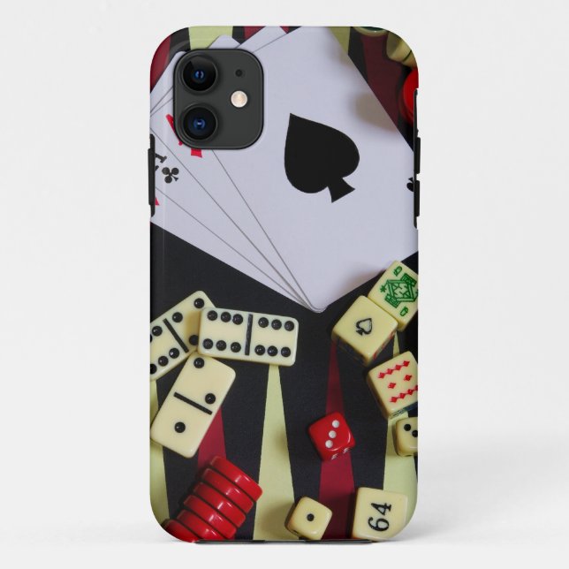 Coques Case-Mate iPhone Jeux de casino de jeu pièces (Dos)