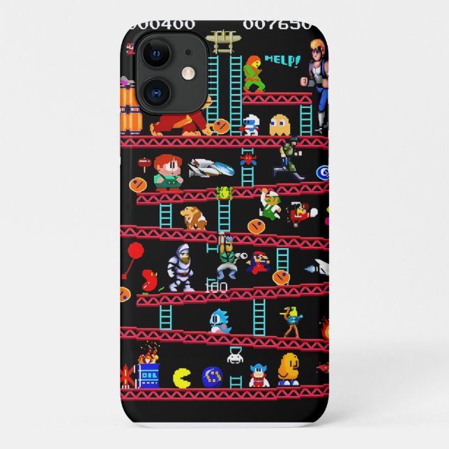 Coques Case-Mate iPhone Jeux rétro (Dos)