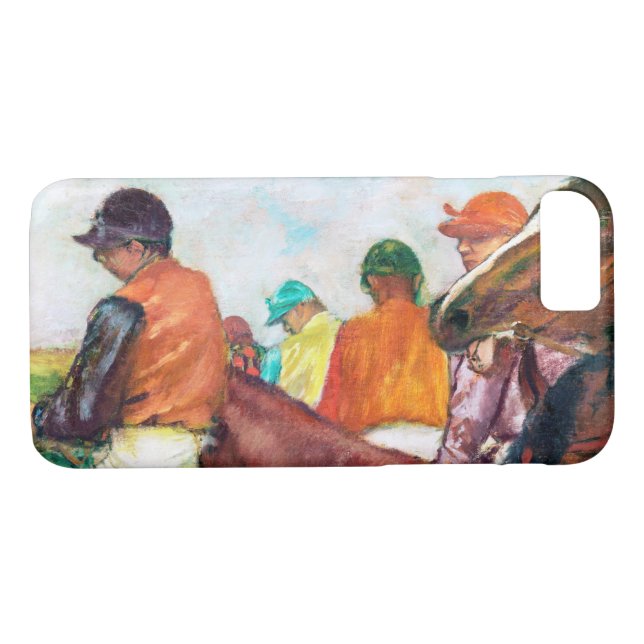 Coques Case-Mate iPhone Jockey et cheval, Edgar Degas (Dos (Horizontal))