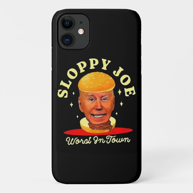 Coques Case-Mate iPhone Joe Biden Sloppy Anti Président  (Dos)