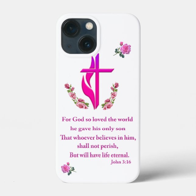 Coques Case-Mate iPhone John 3:16 (Verso)