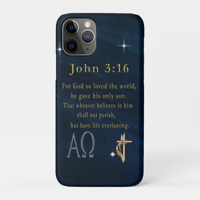 Coques Case-Mate iPhone John 3:16 (Dos)