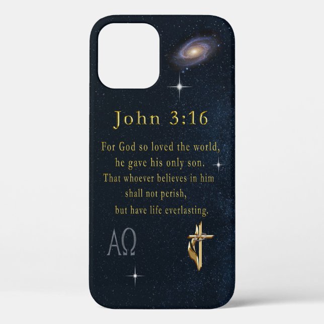 Coques Case-Mate iPhone John 3:16 (Verso)