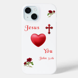 Coque Pour iPhone 15 John 3:16