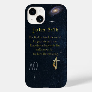 Coque Pour iPhone 14 John 3:16