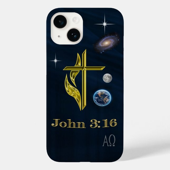 Coques Case-Mate iPhone John 3:16 (Verso)