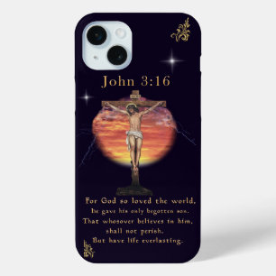 Coque iPhone 15 Mini John 3:166