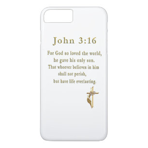 Coque Case-Mate Pour iPhone John 3:16 cadeaux