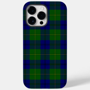 Coque Pour Pour iPhone 14 Pro Max Johnstone tartan bleu vert plaid