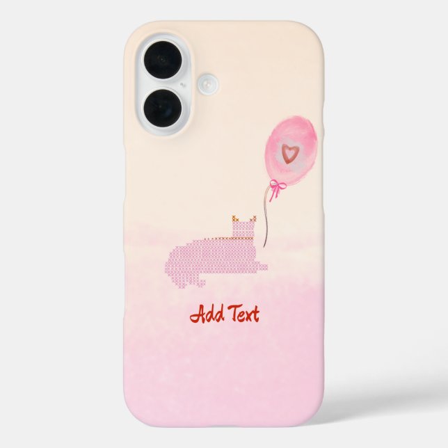 Coques Case-Mate iPhone Joli Chat Rose (Verso)
