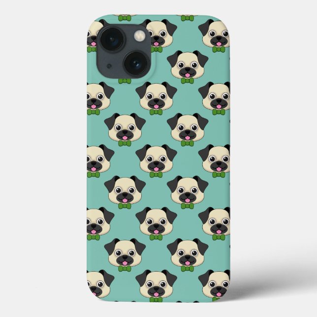 Coques Case-Mate iPhone Joli chien Carlin avec Papillon (Verso)