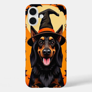 Coques iPhone 16 Plus Joli chien d'Halloween