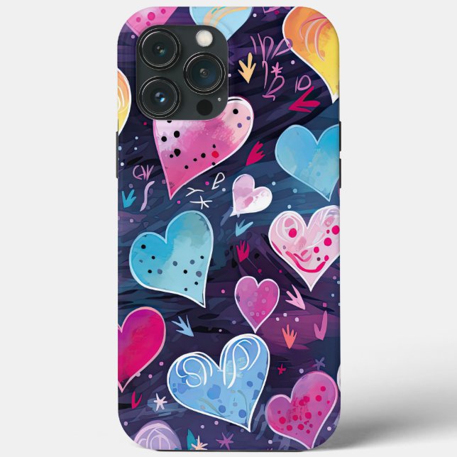 Coques Case-Mate iPhone Joli coeur pour la Saint Valentin (Verso)