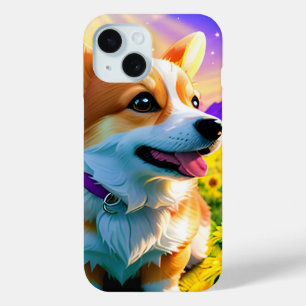 Coque Pour iPhone 15 Joli Corgi Chien Chien Chien 3