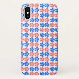 Case-Mate iPhone Case Joli design floral bleu rose