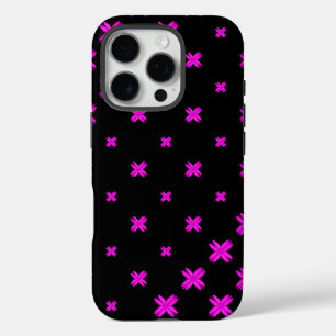 Coques iPhone 16 Pro Joli design Motif sur noir