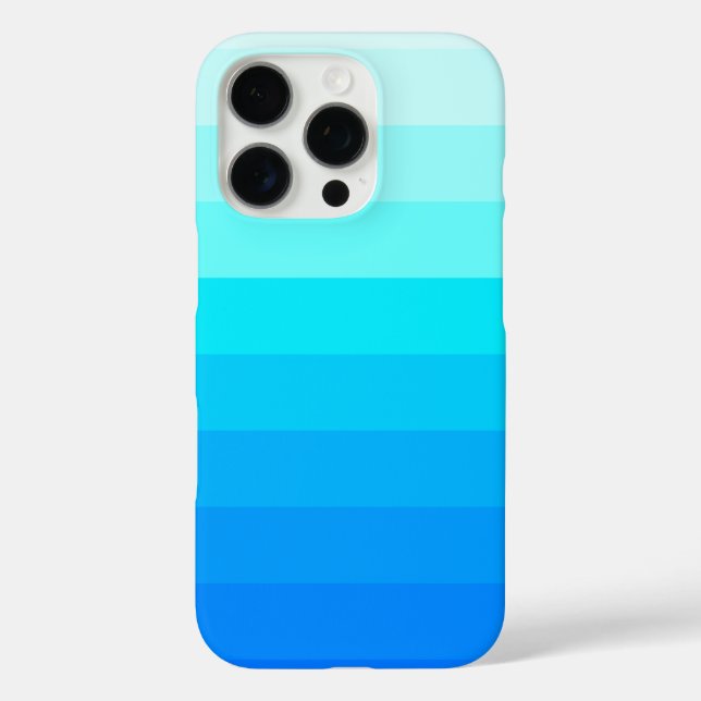 Coques Case-Mate iPhone Joli design ombré bleu (Verso)