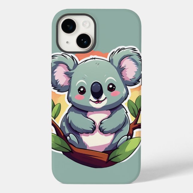 Coques Case-Mate iPhone Joli dessin animé Koala (Verso)