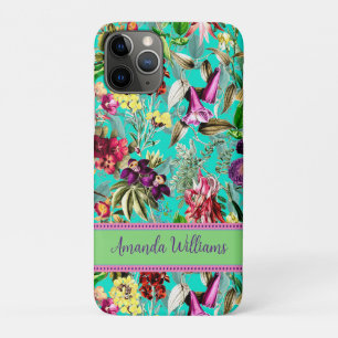 Case-Mate iPhone Case Joli fleurs feuille monogramme de menthe motif