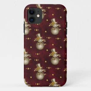 Coque iPhone 11 Joli Golden Snowman