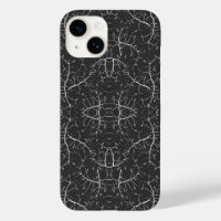 Joli motif d'arbre noir et blanc